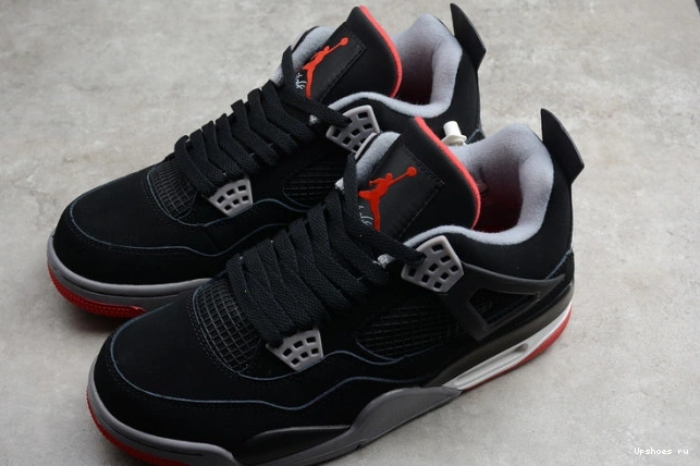   4 Black Retro Cement Jordan 308497-089 0730